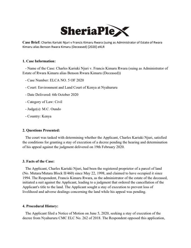 Charles-Kariuki-Njuri-v-Francis-Kimaru-Rwara-suing-as-Administrator-of-Estate-of-Rwara-Kimaru-alias-Benson-Rwara-Kimaru-Deceased-[2020]-eKLR-Case-Summary_1389_0.jpg